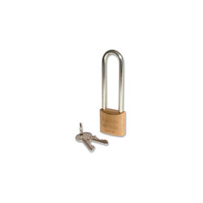 Cisa 22111 Long Shackle Brass Body Padlock